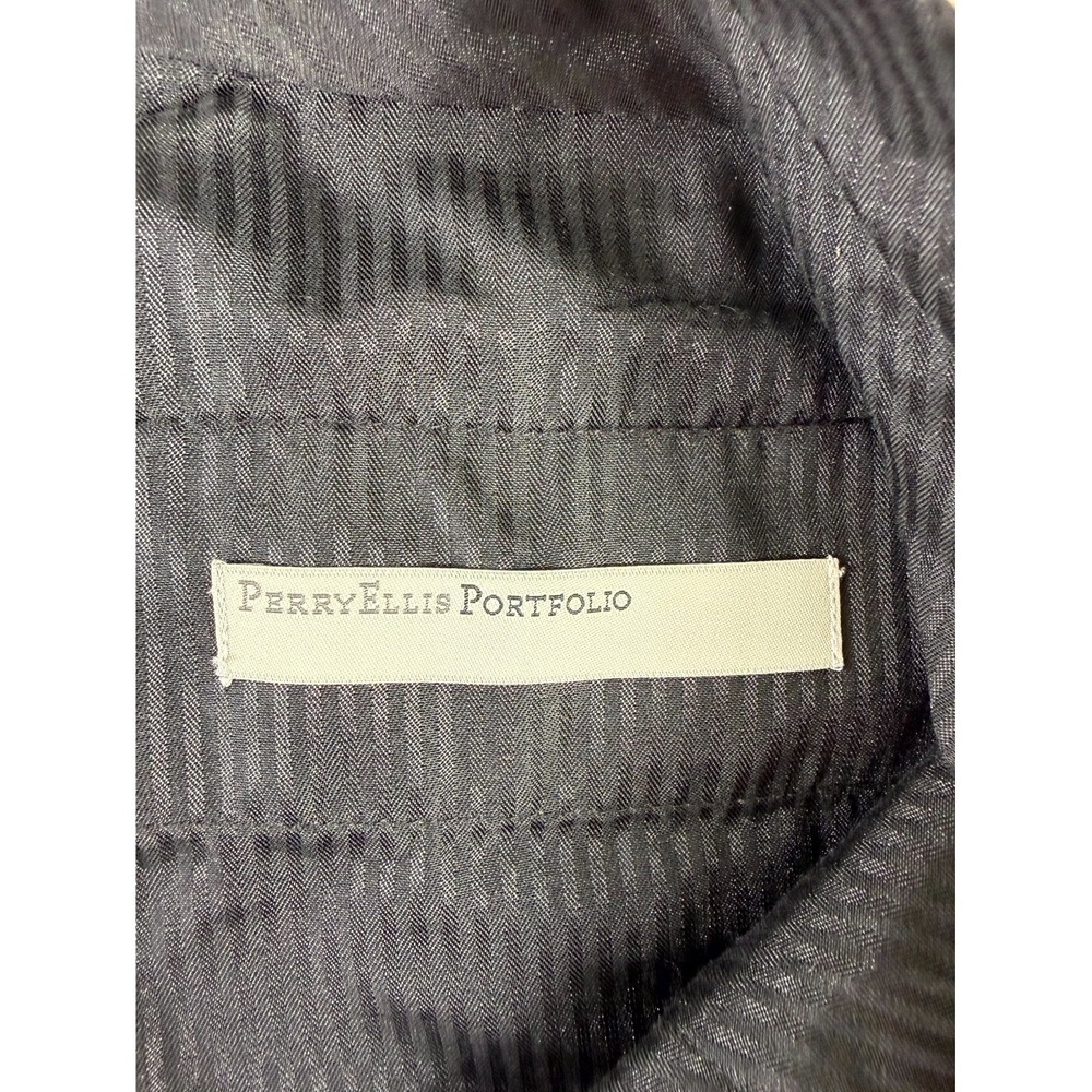 Perry Ellis Portfolio Dress Pants Mens 42/30 Brown Low Waist Office Business - Picture 11 of 16